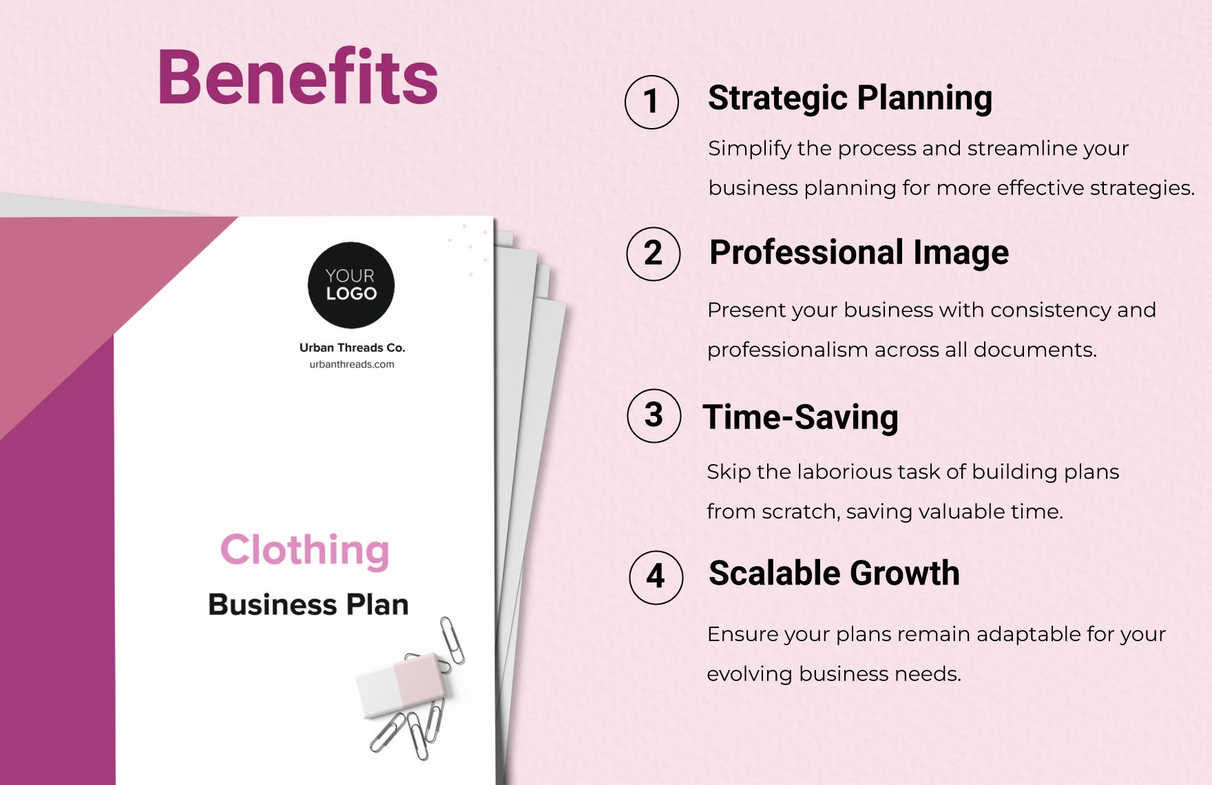 Clothing Business Plan Template