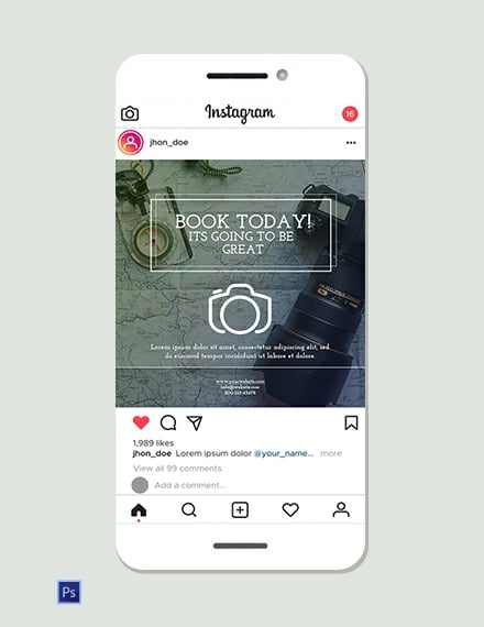Download Photography Instagram Ad