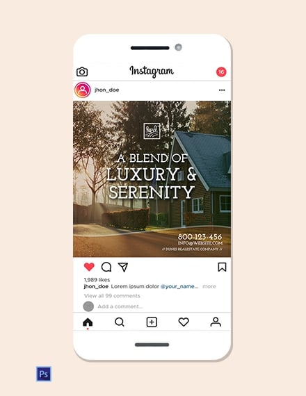 Download Real Estate Instagram Ad