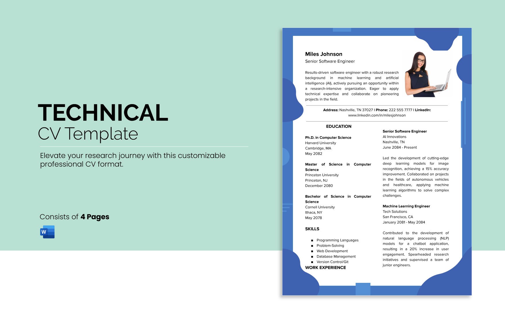 Technical CV Template 