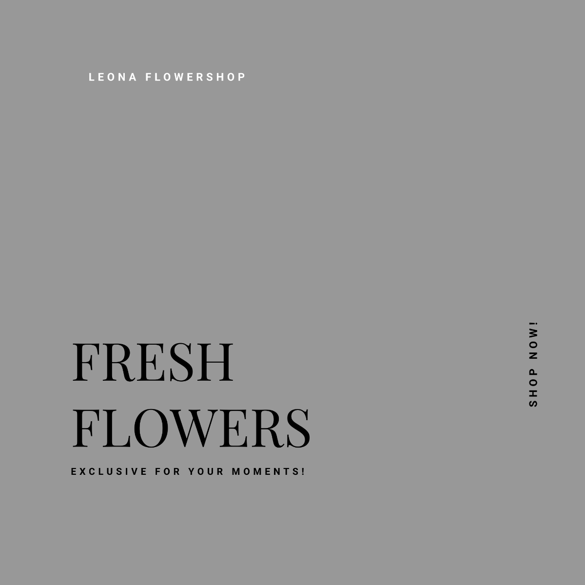 Flower Shop Instagram Ad Template