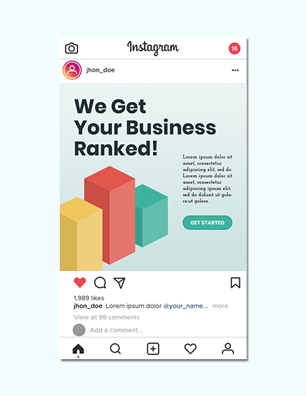 Editable SEO Company Instagram Ad