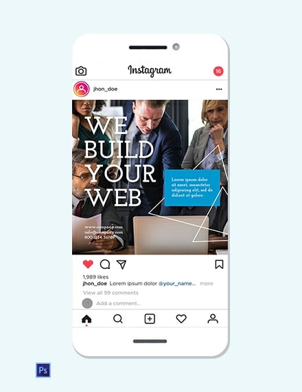 Download Web Design Instagram Ad