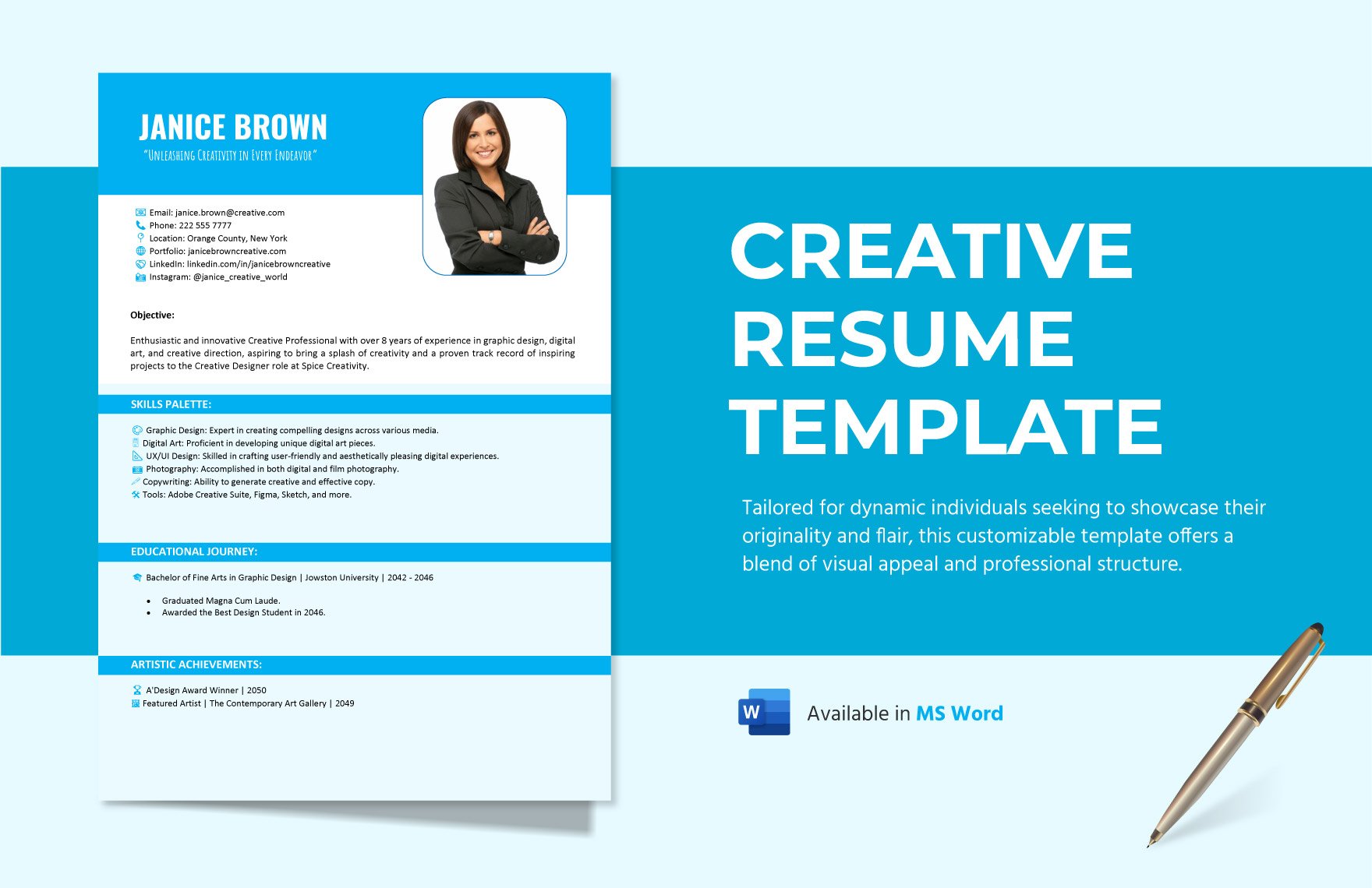 Creative Resume Template 