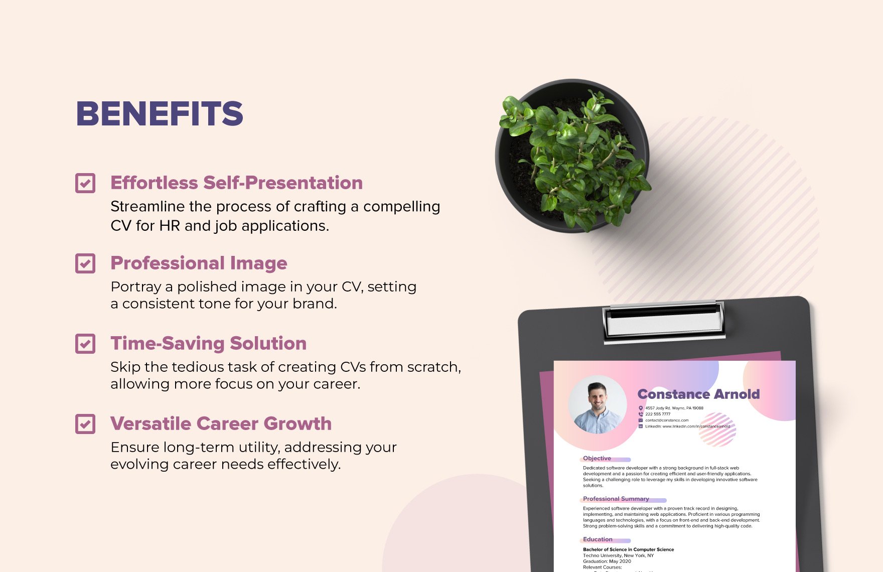 Colorful CV Template 