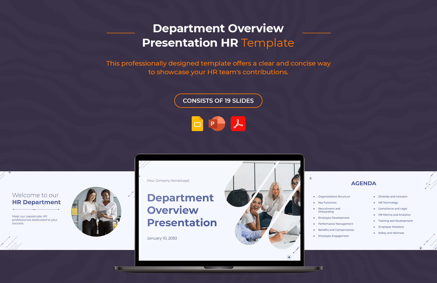 presentation about your department