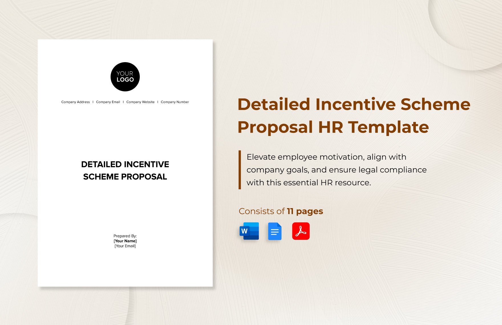 Detailed Incentive Scheme Proposal HR Template in Word, Google Docs, PDF