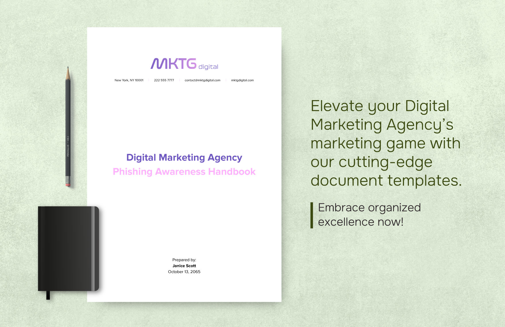 Digital Marketing Agency Phishing Awareness Handbook Template