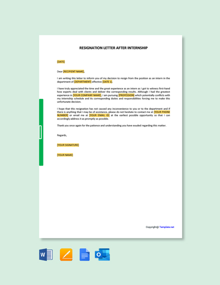 50+ FREE Internship Letter Templates [Edit & Download] | Template.net