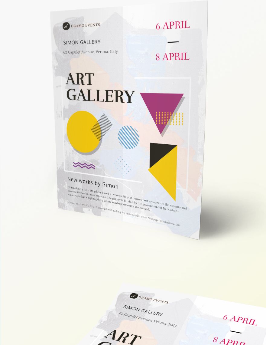Art Gallery Flyer Template