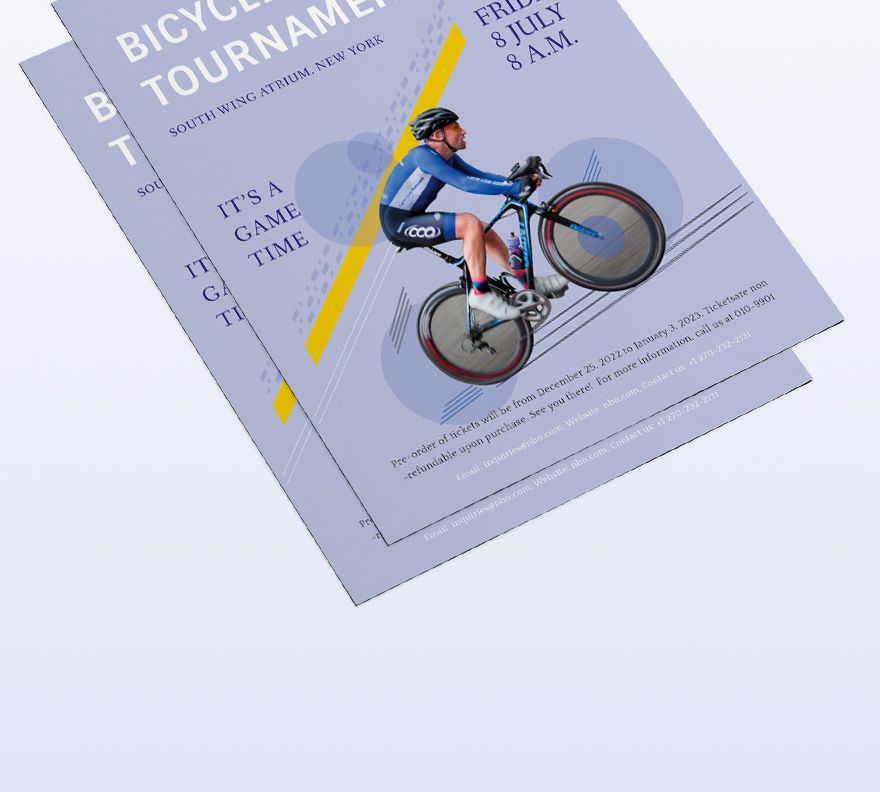 Bicycle Racing Flyer 
