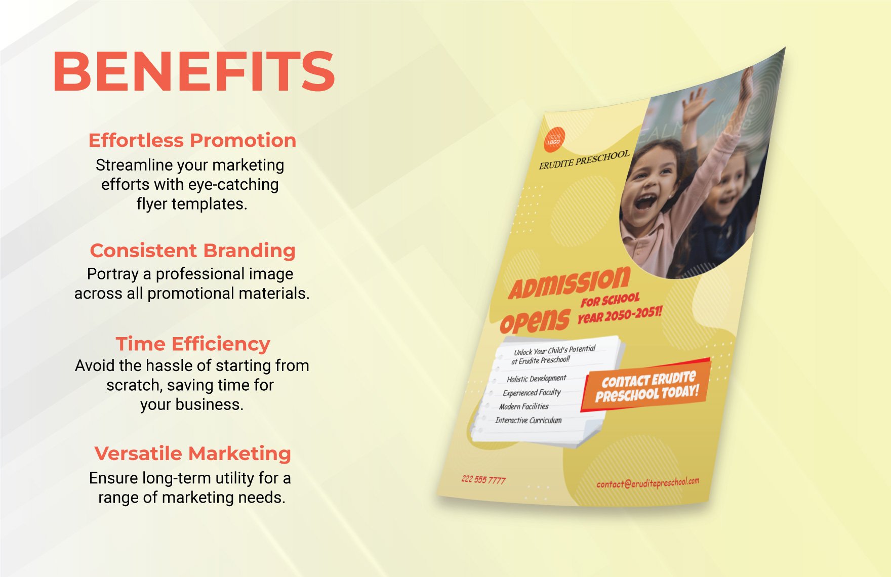 Admission Flyer Template