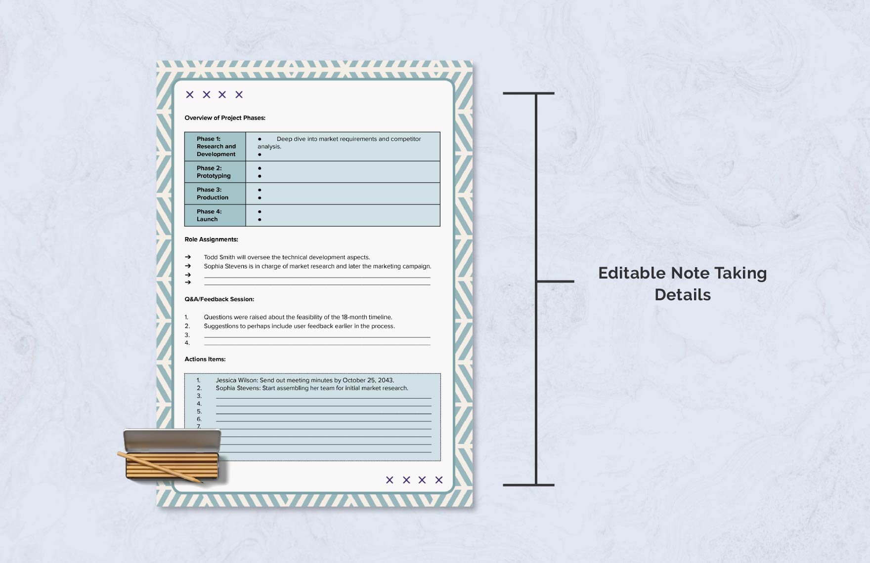Generic Note Taking Template