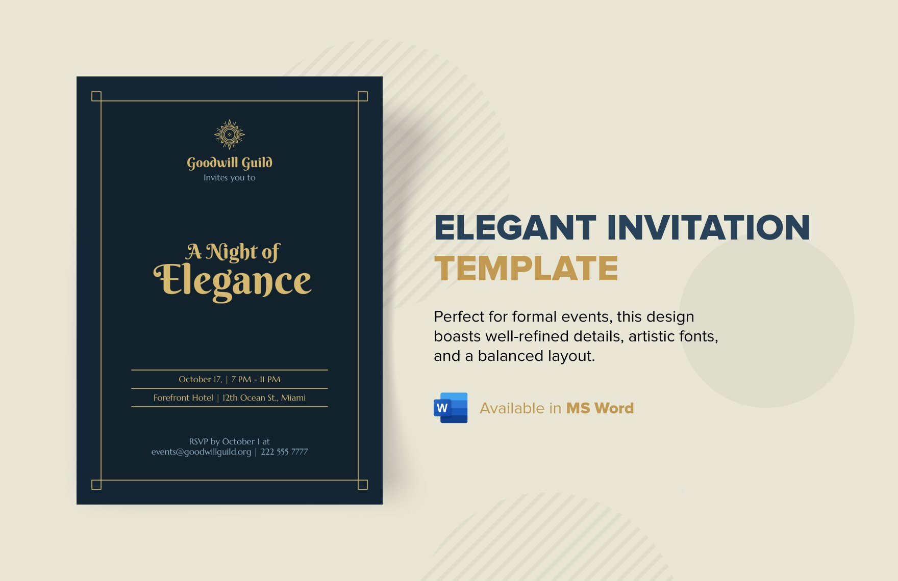 Elegant Invitation Template
