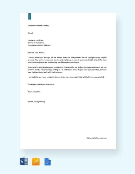 105+ FREE Thank You Letter Templates in Google Docs ...