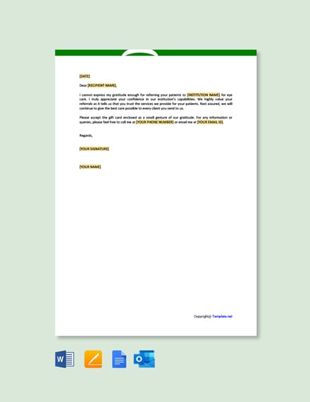 Medical Referral Letter Templates from images.template.net