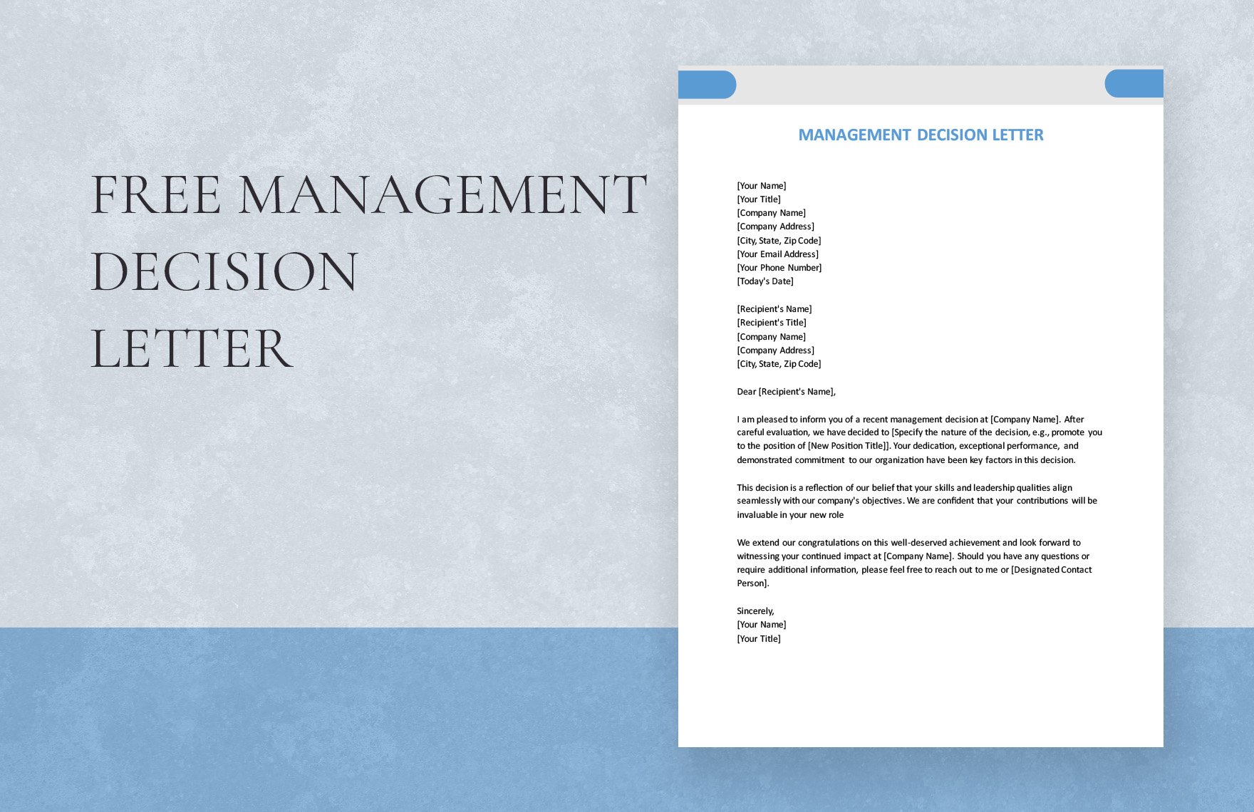 Management Decision Letter
