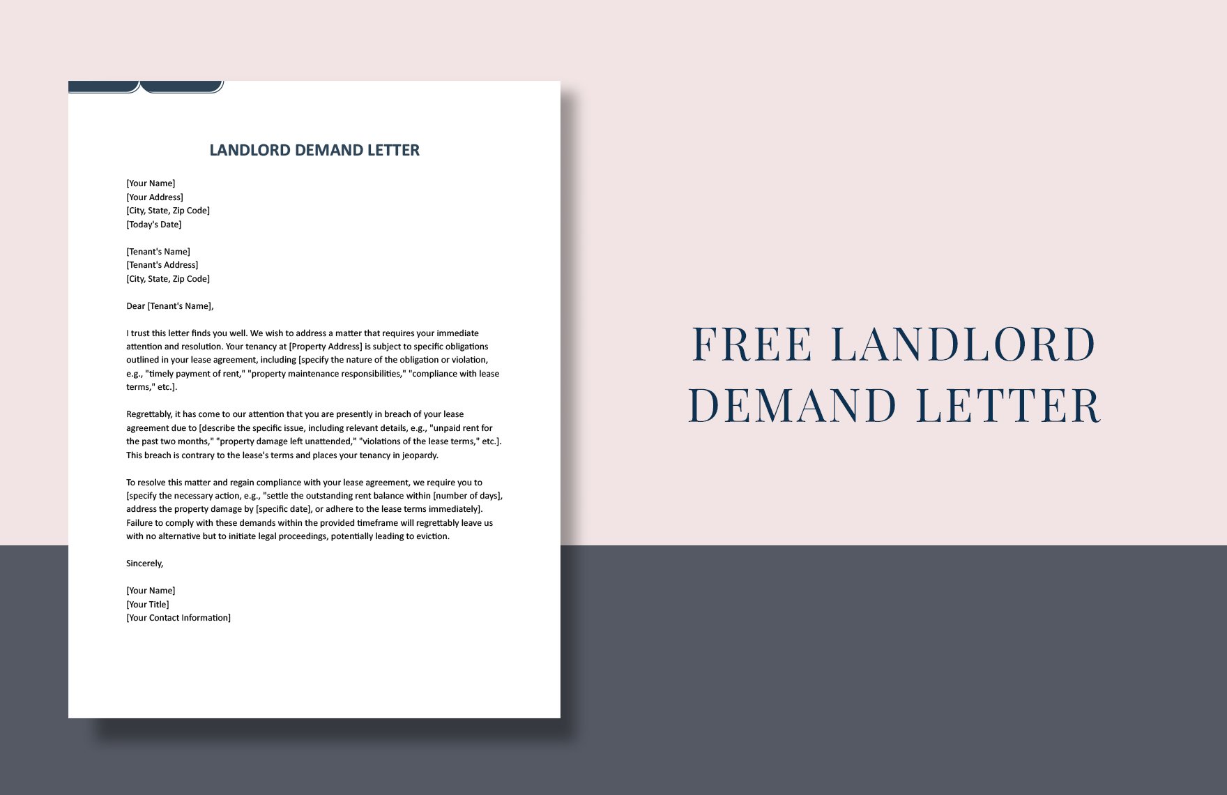 Landlord Demand Letter