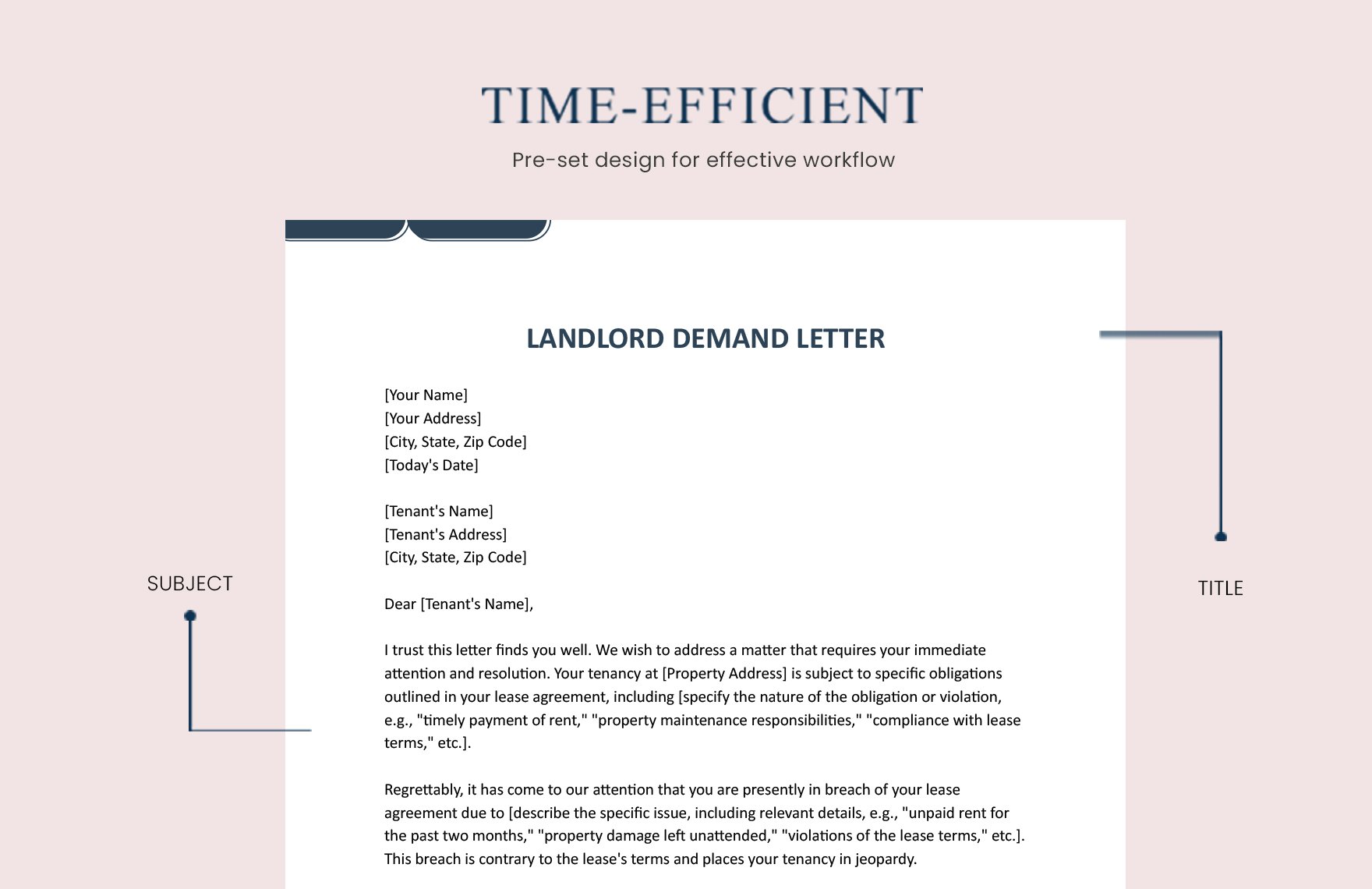 Landlord Demand Letter