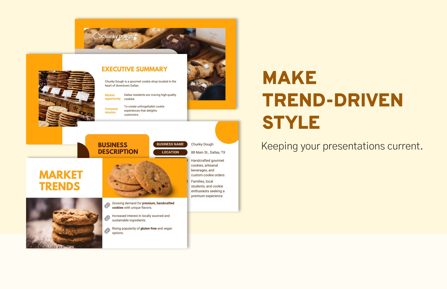 Cookie Shop Business Plan Template