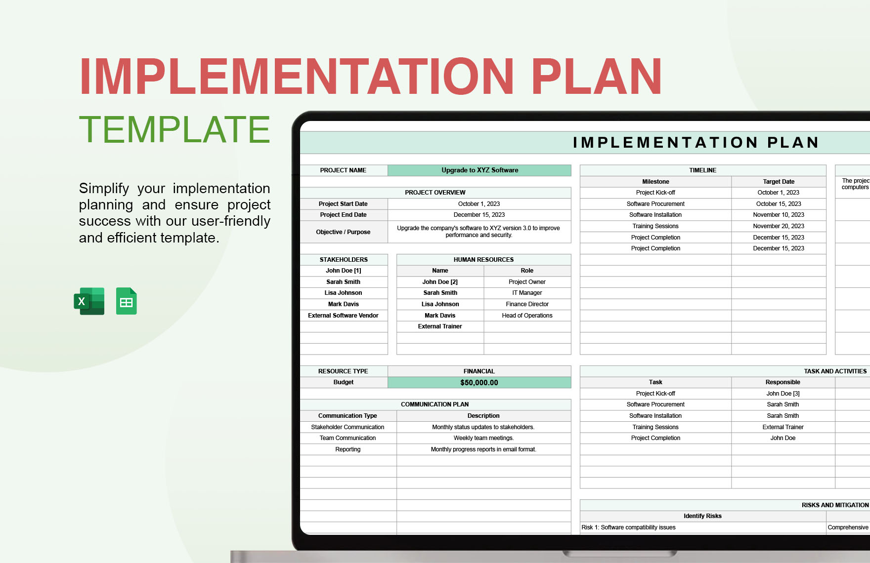 Implementation Plan Template