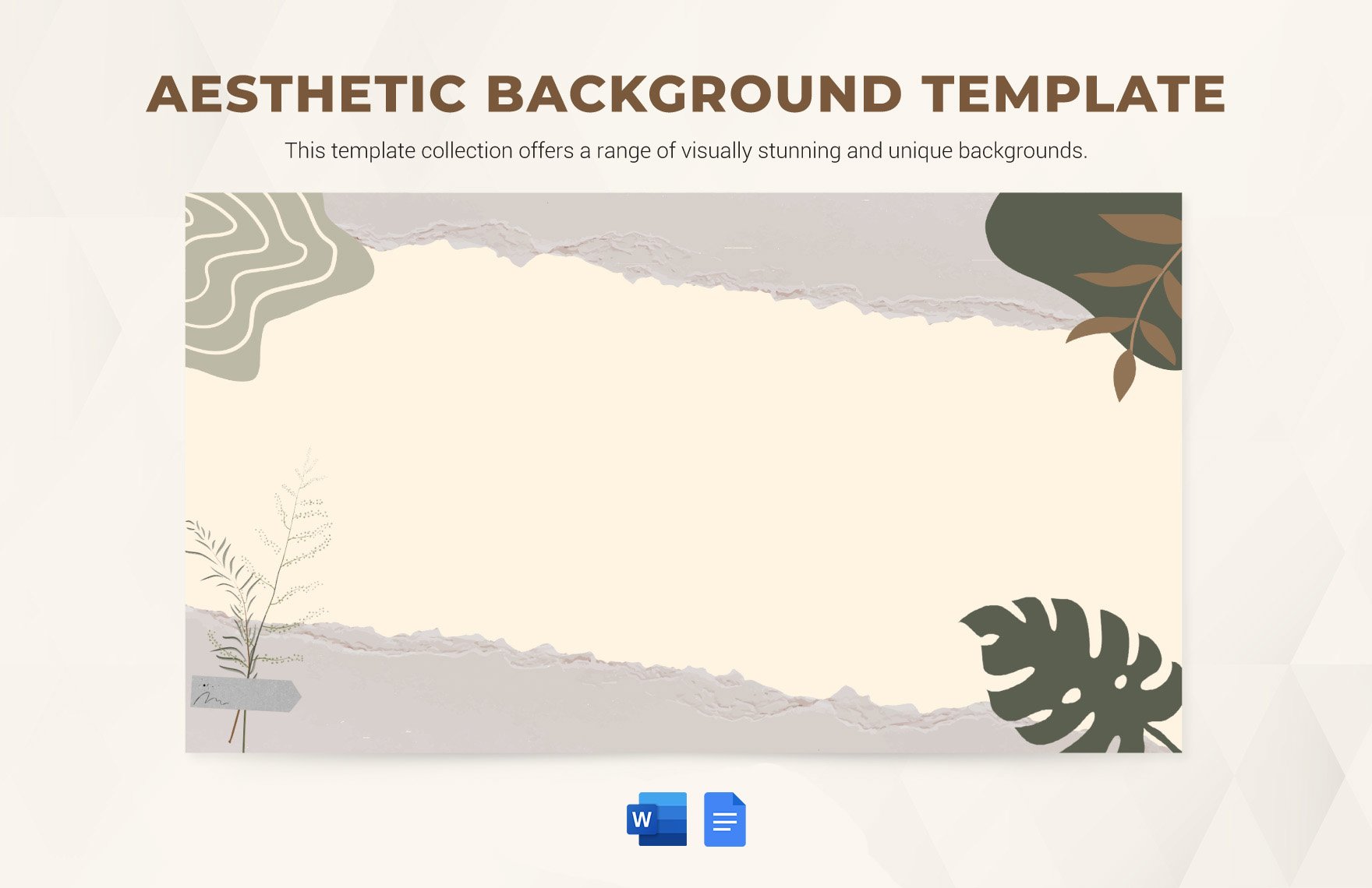 Aesthetic Background Template