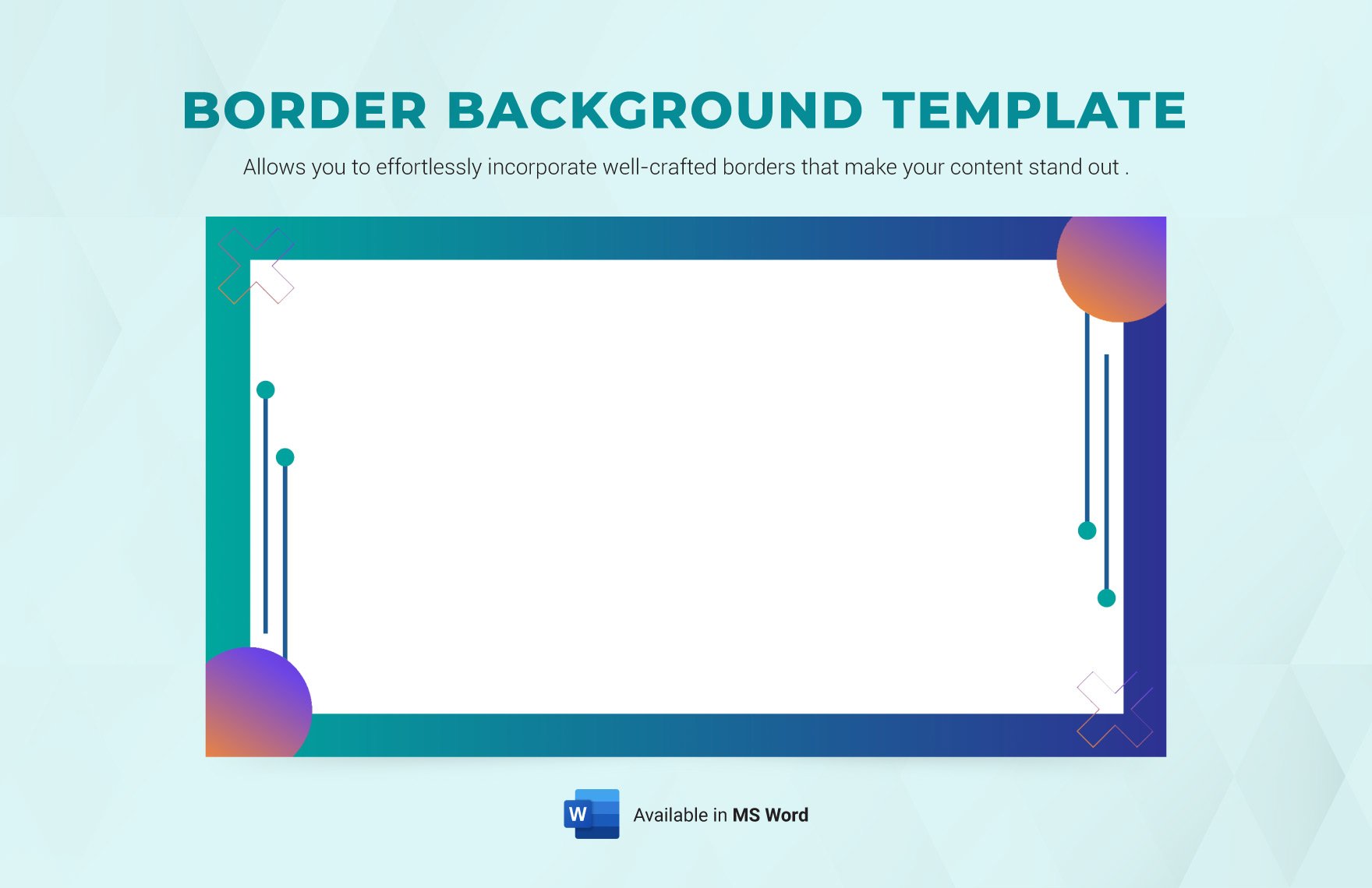 Border Background Template