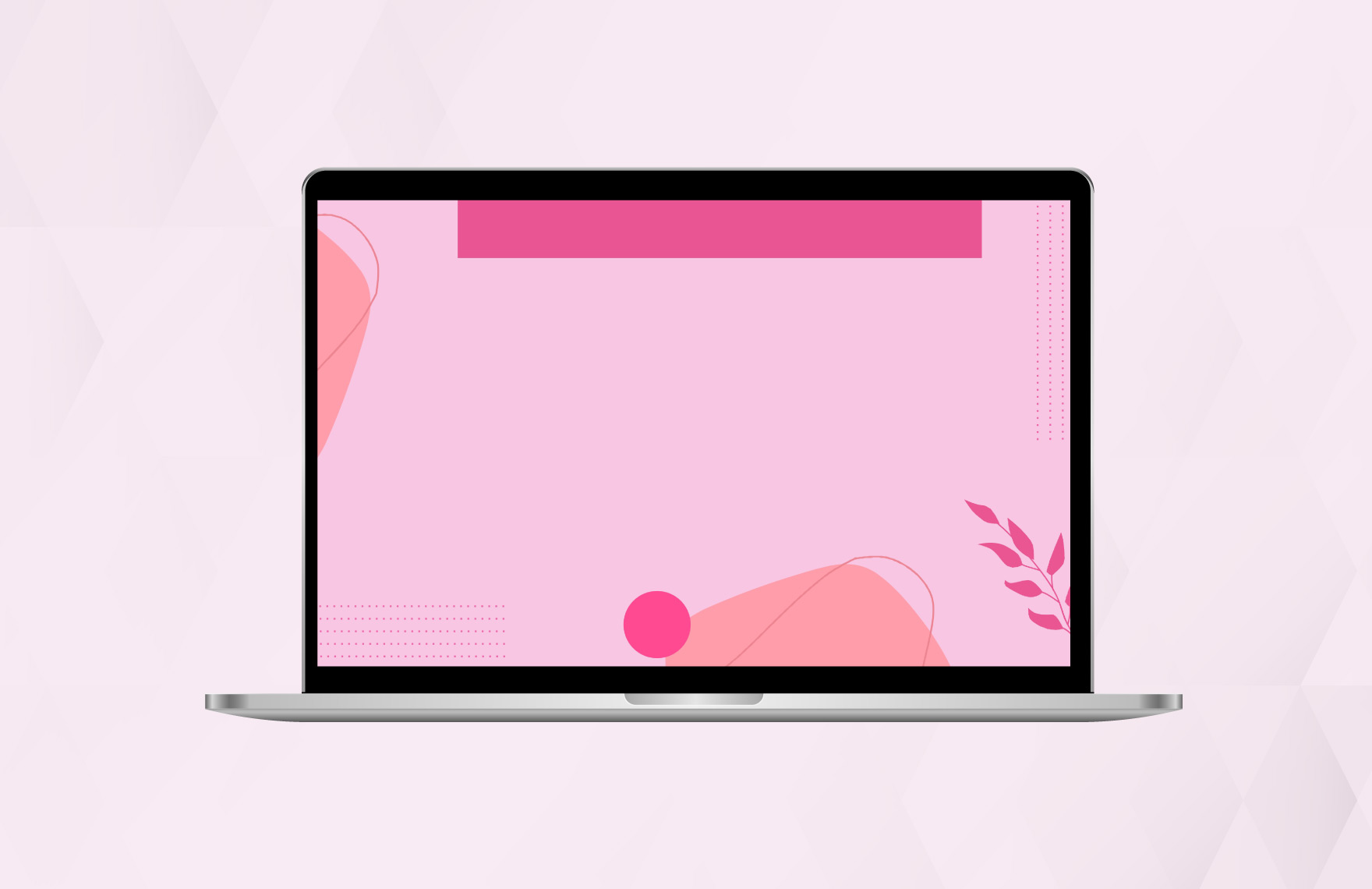 Pink Background Template
