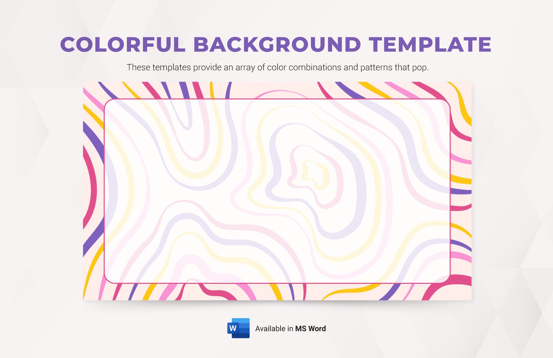 Colorful Background Template