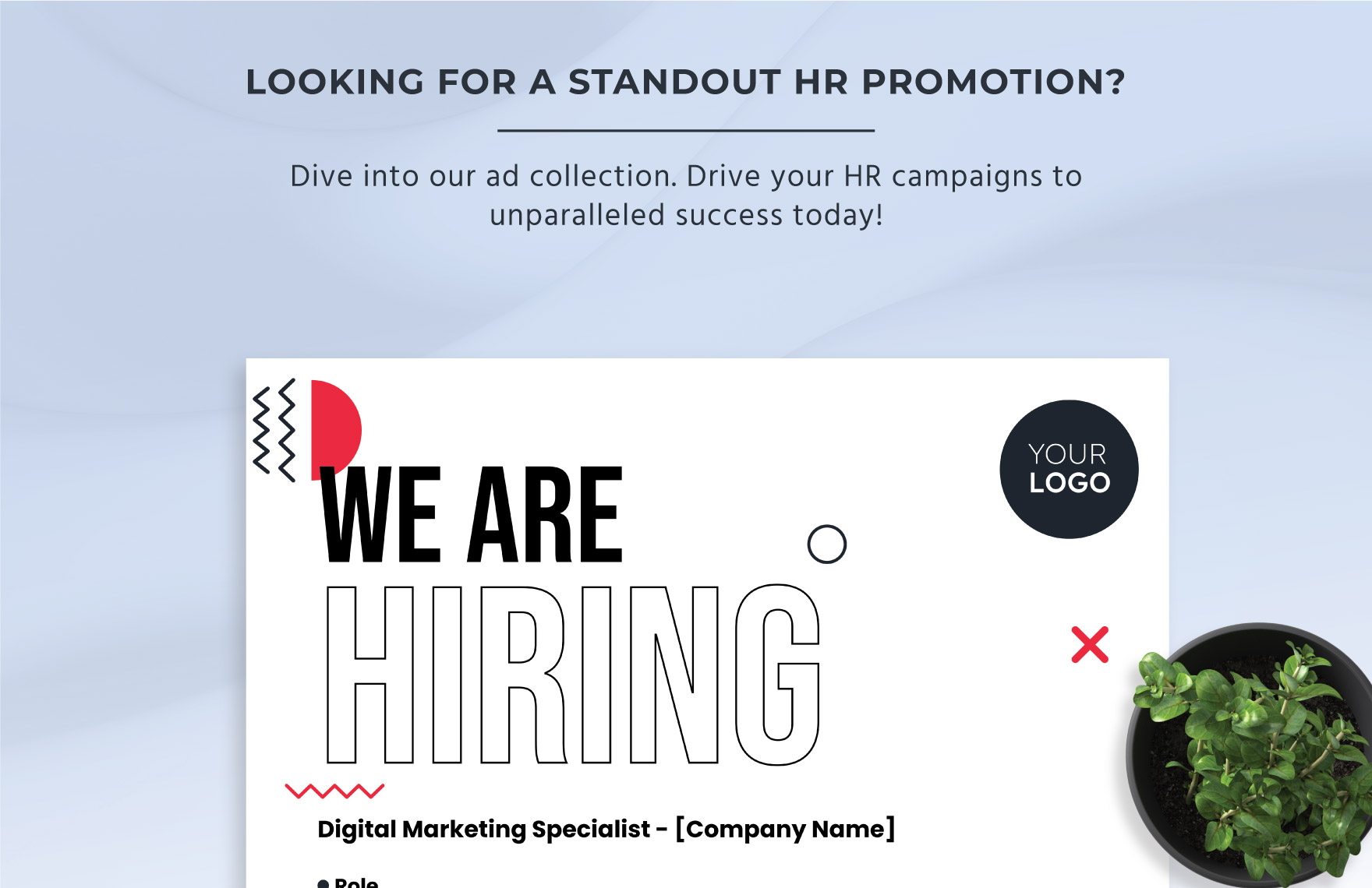 Digital Job Posting Ad HR Template