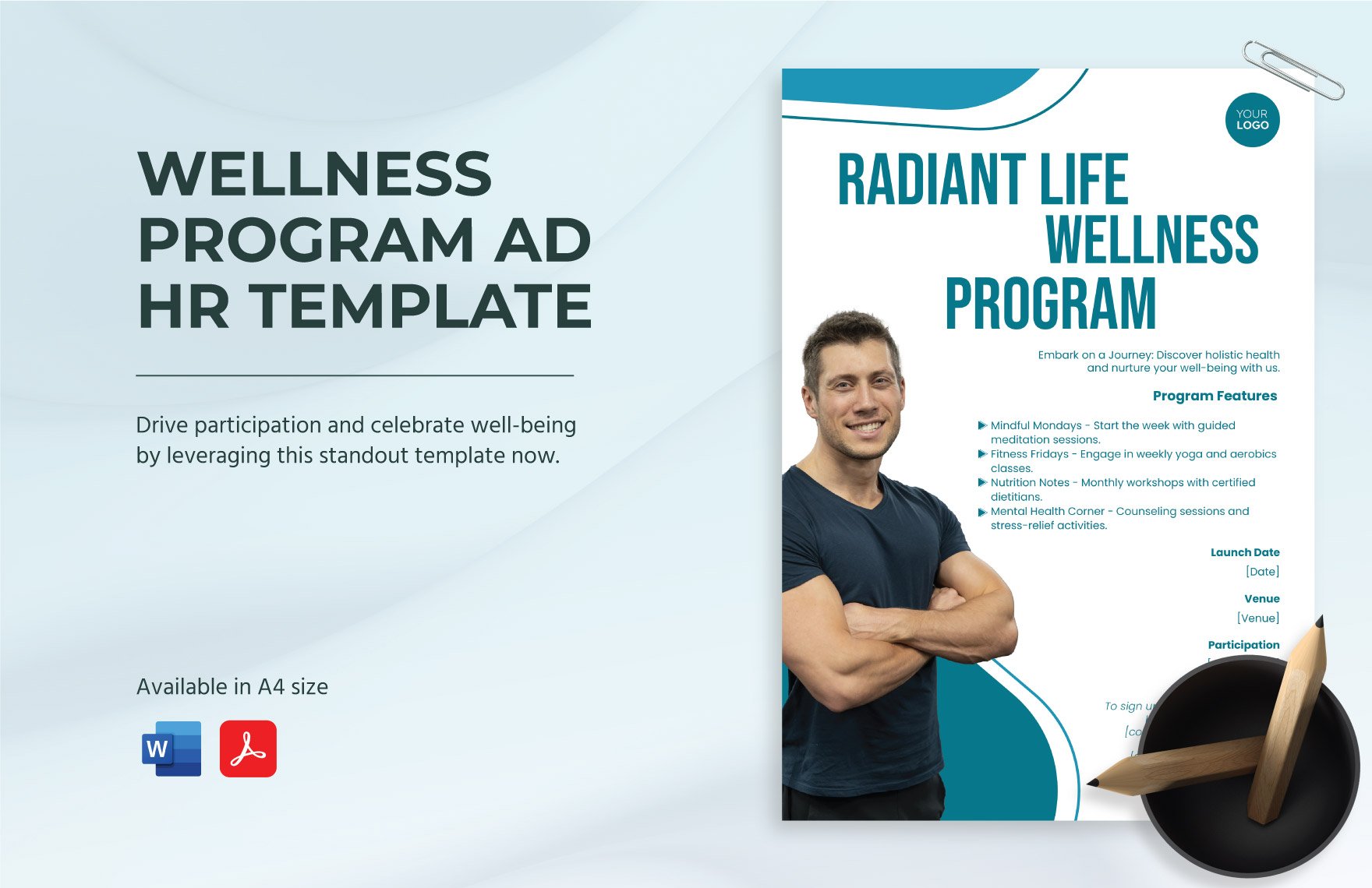 Wellness Program Ad HR Template