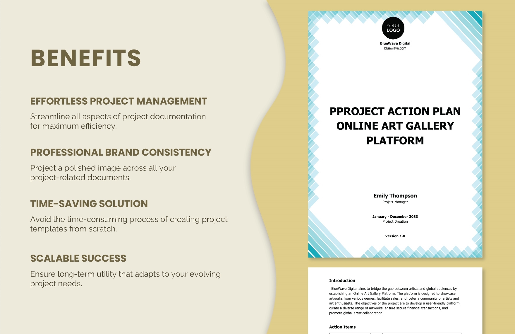 Project Action Plan Template