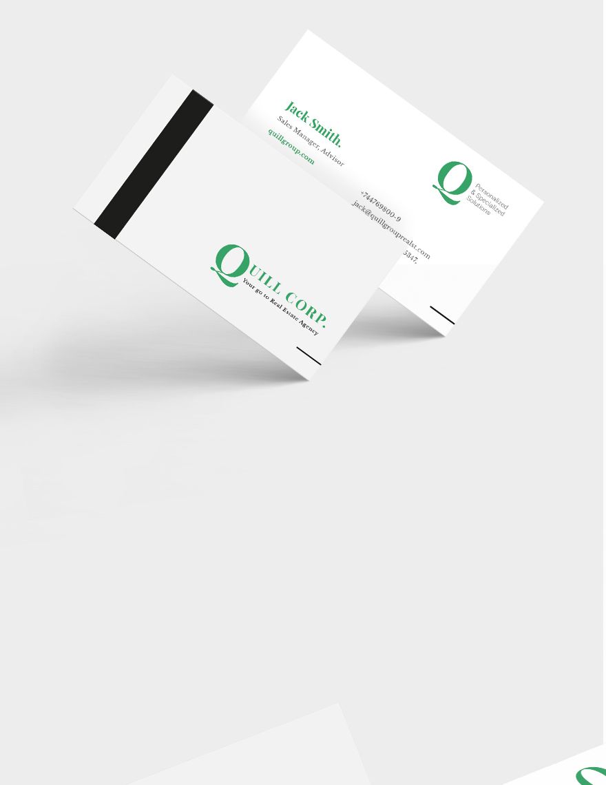 Real Estate Agency Business Card