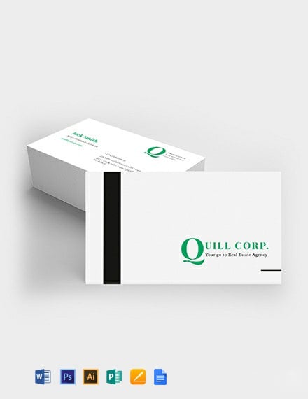 advertising agency business card