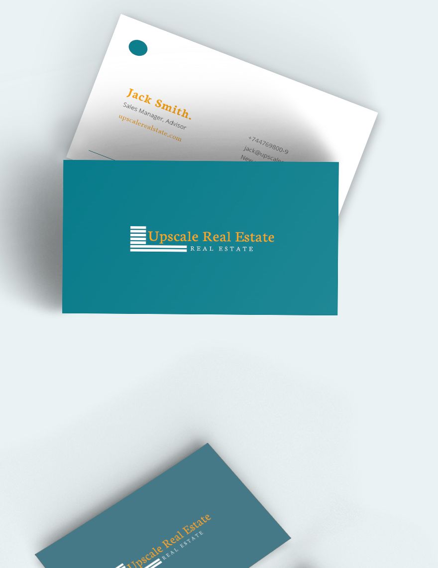 Real Estate Property Business Card Template