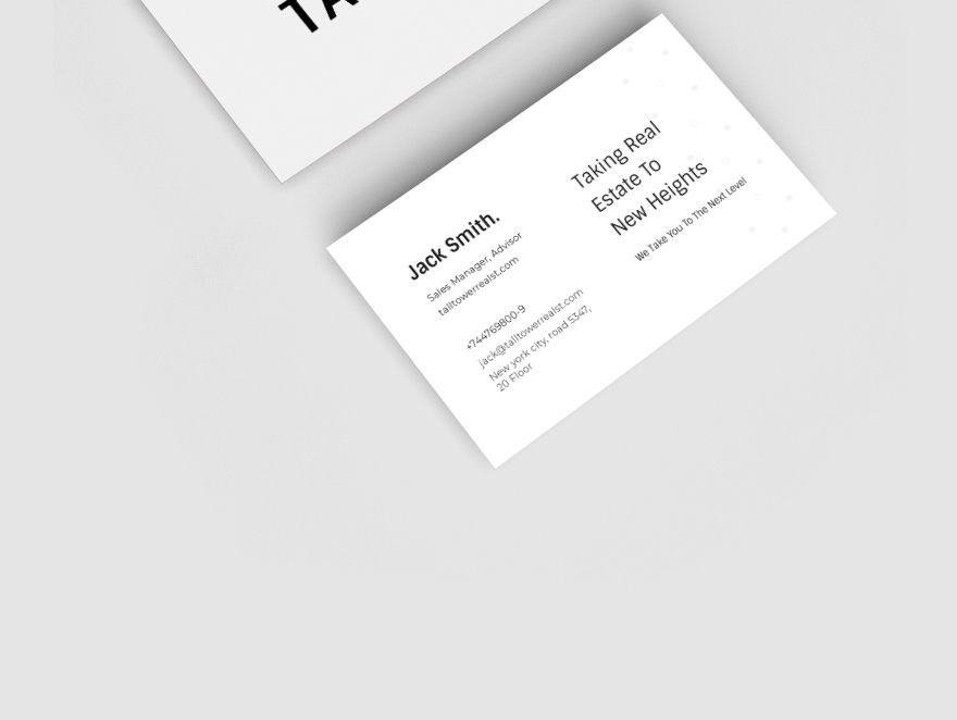 Real Estate Sales Experts Business Card Template