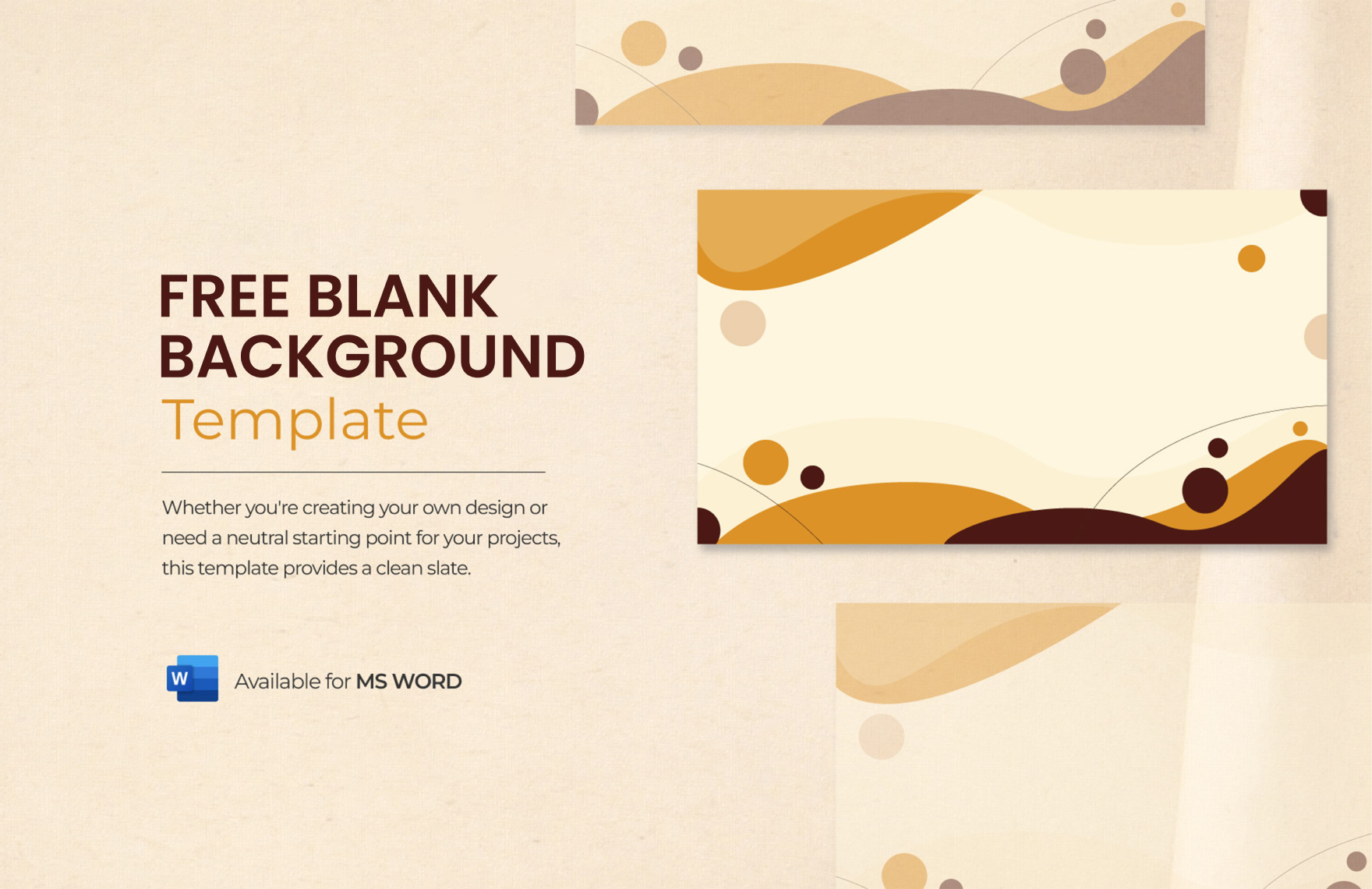 Free Blank Background Template