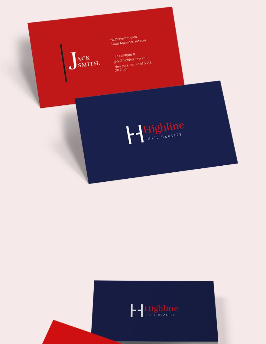 Creative Real Estate Business Card Template