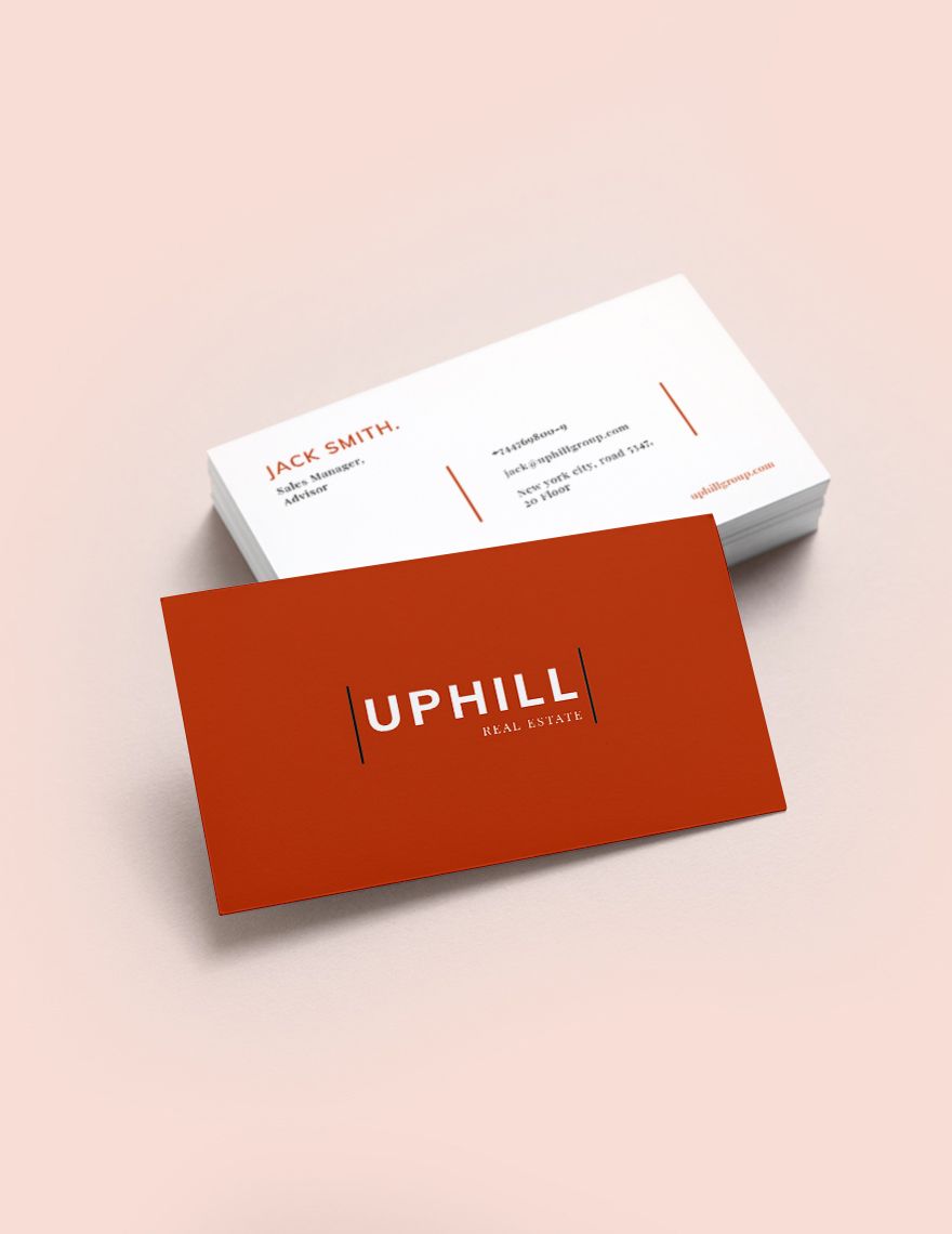 Urban Real Estate Business Card Template