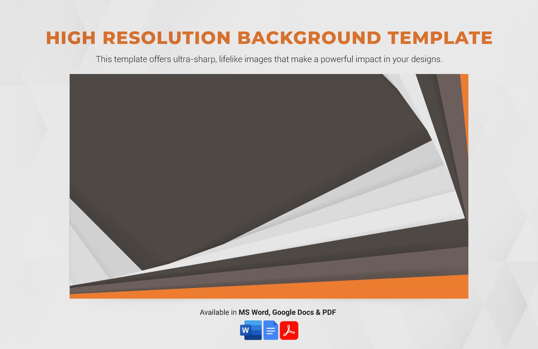 High Resolution Background Template