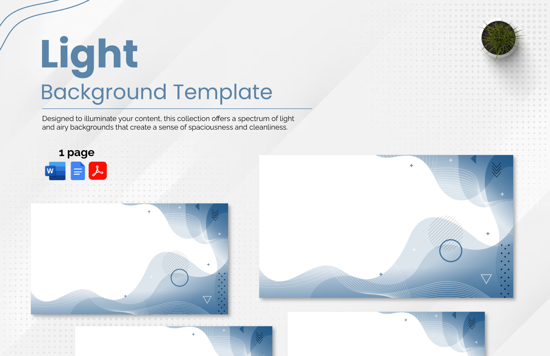 Free Light Background Template - Download in Word, Google Docs, PDF ...