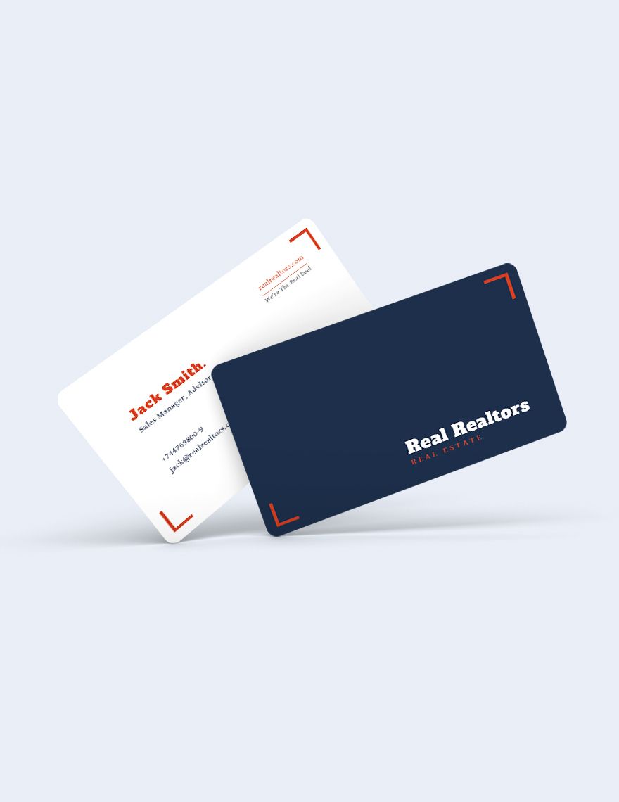 Elegant Realtor Business Card Template