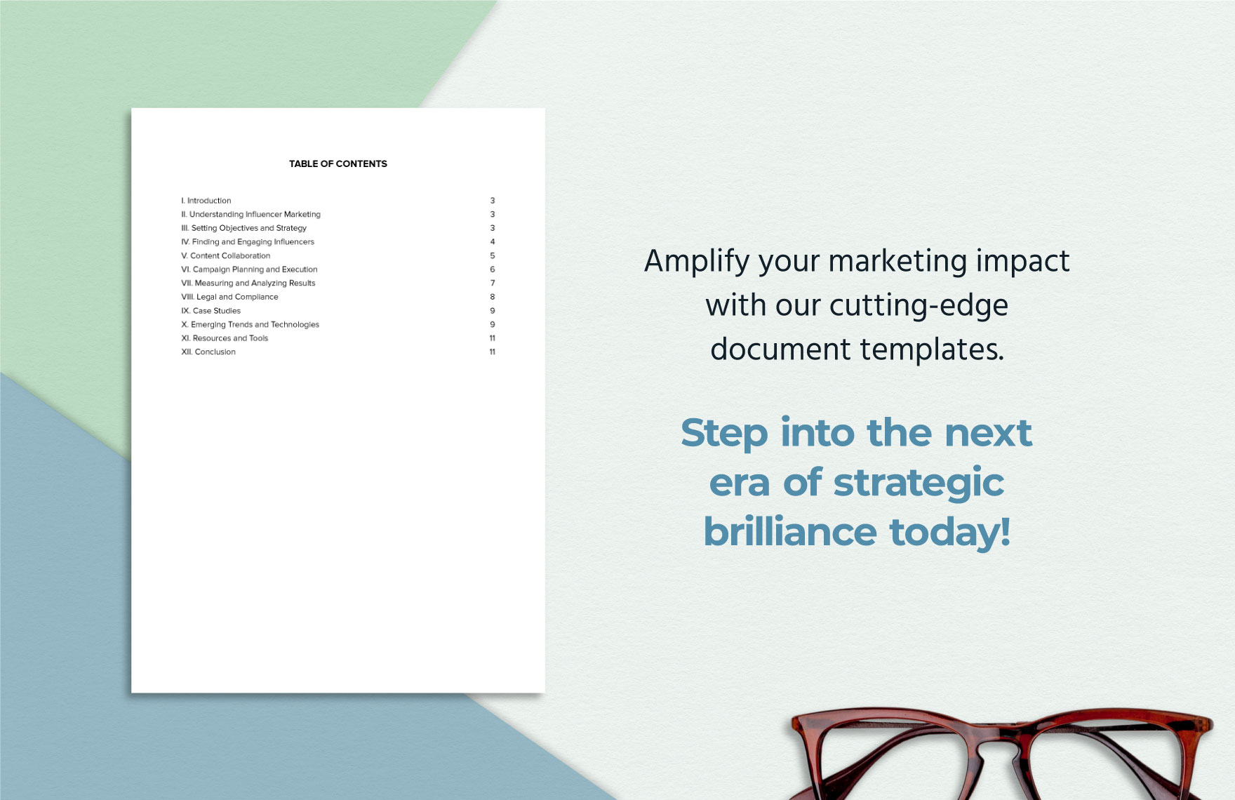 Marketing Influencer Handbook Template
