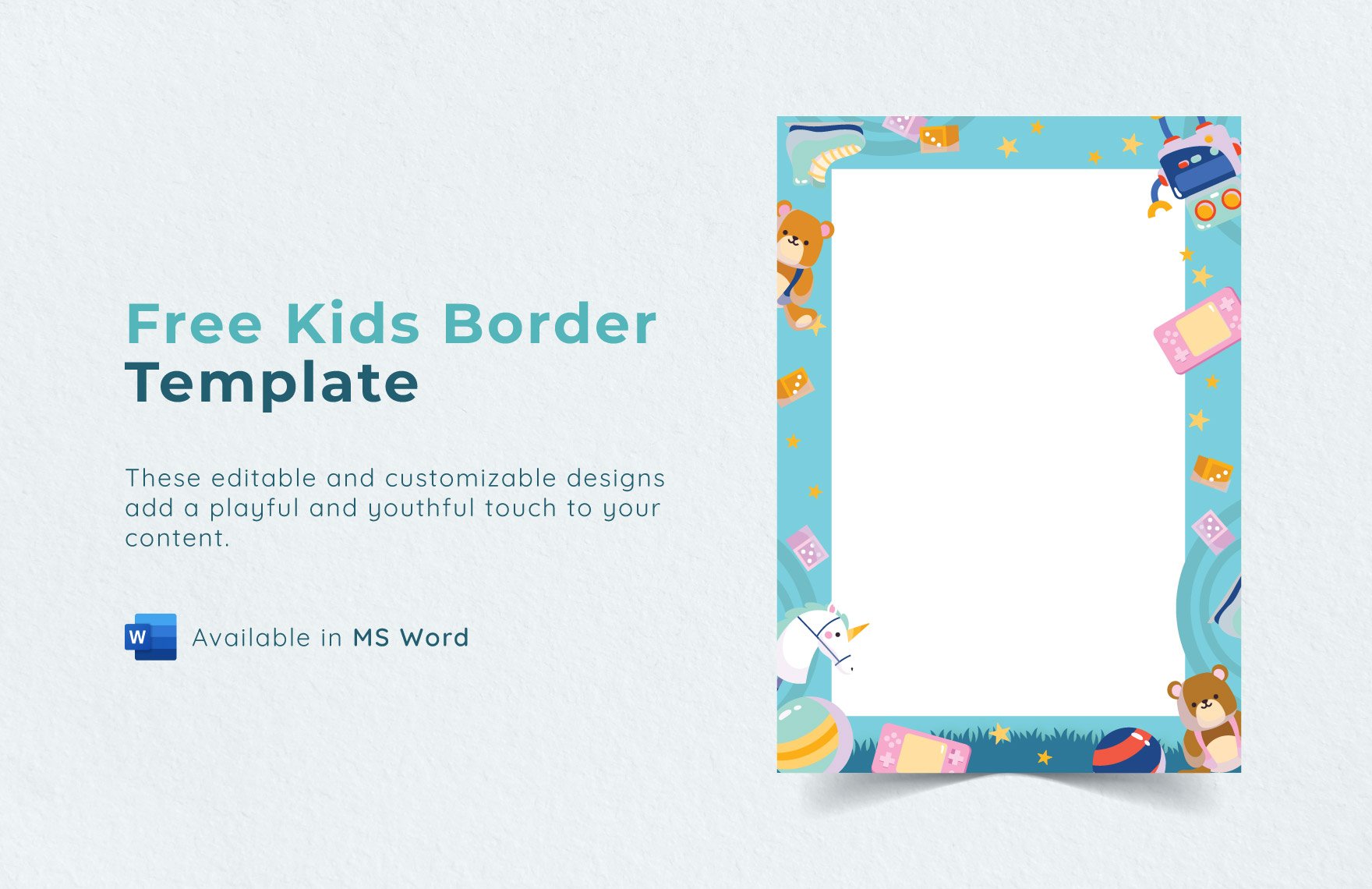 Kids Border Template