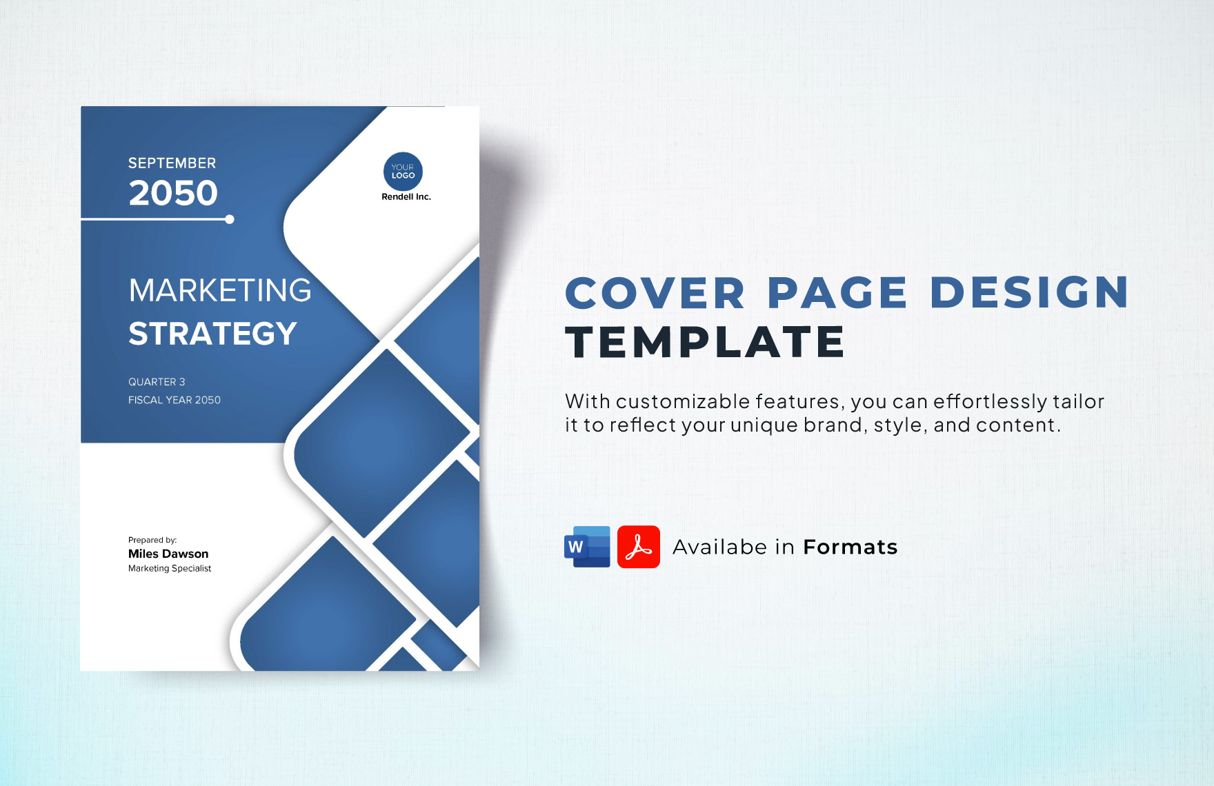 Cover Page Design Template