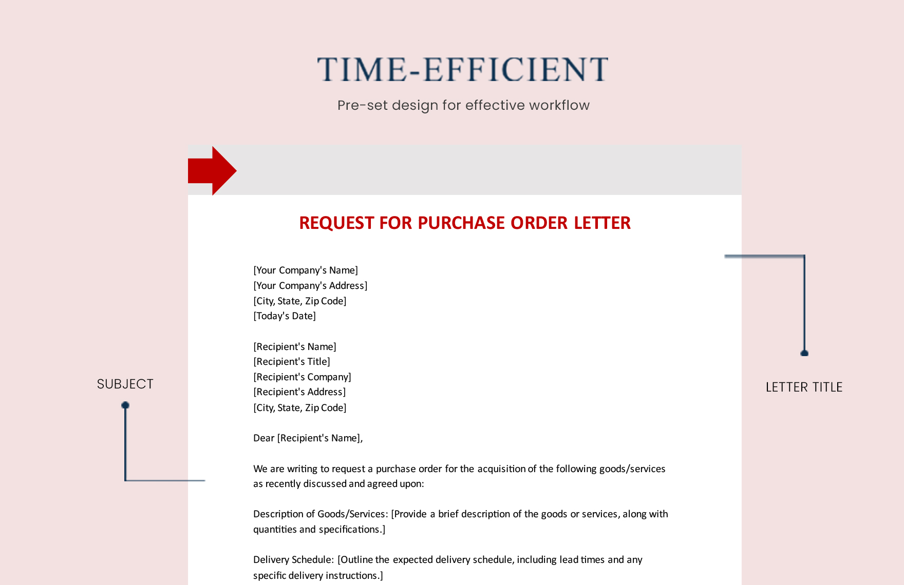 Request For Purchase Order Letter
