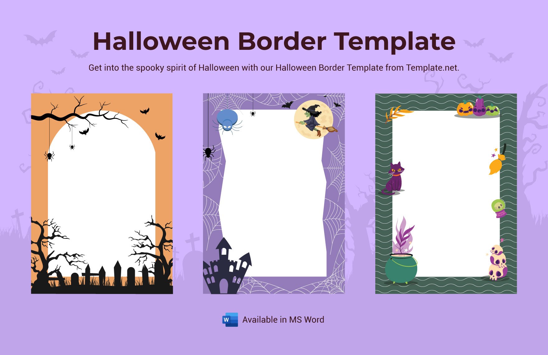 Halloween Border Template