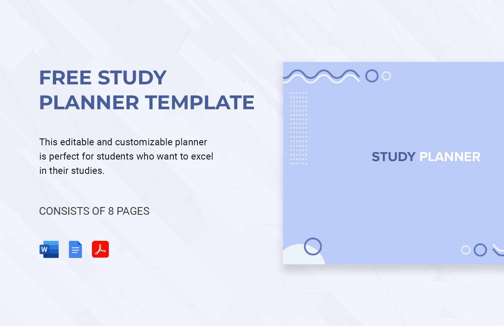Study Planner Template