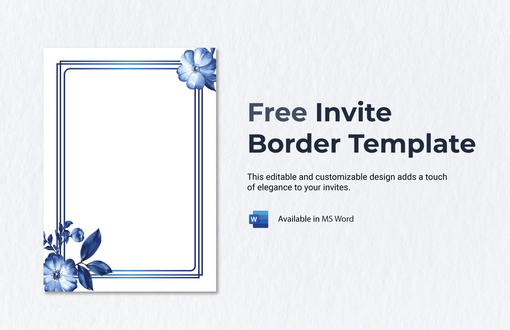 Invite Border Template