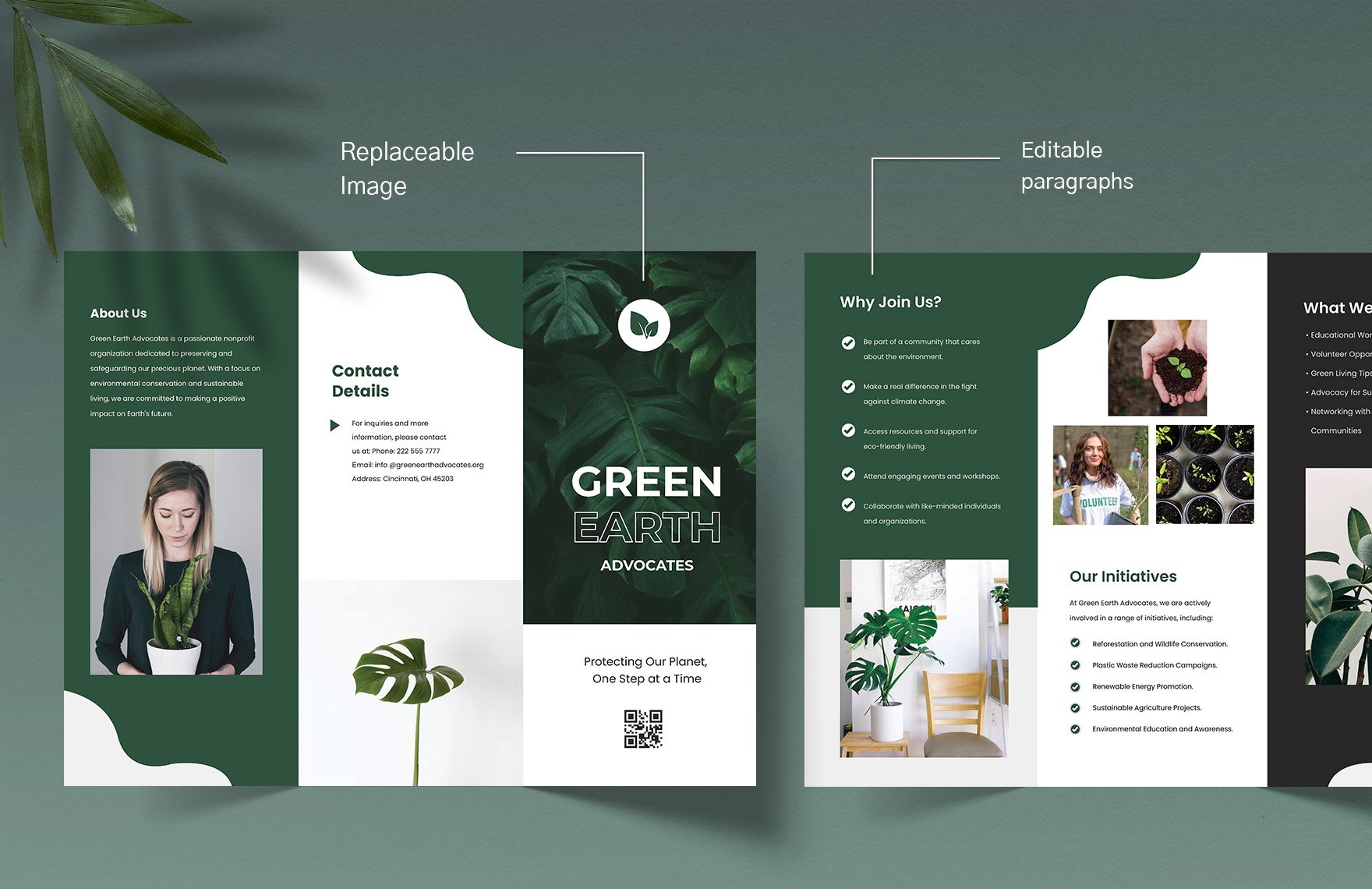 Green Brochure Template